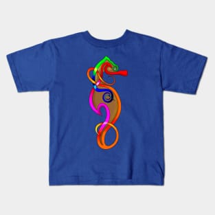 Psychedelic Seahorse Kids T-Shirt